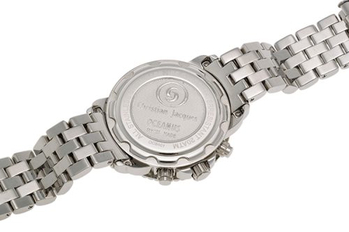 Bracelet montre de plongée avec fonction chronographe et lunette tournante